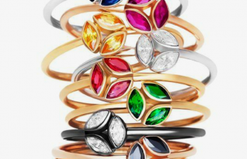 Каблучки з різними самоцвітами